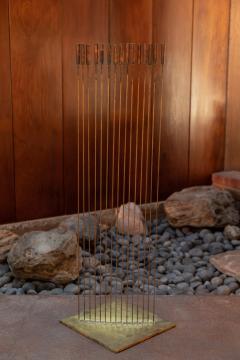 Val Bertoia Large Val Bertoia 15 Rod Curve of Sounding Cat Tails Sculpture 2016 - 1181392