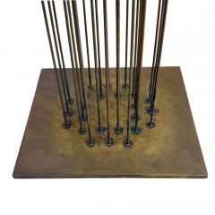 Val Bertoia Mid Century Modern Floor Sound Sculpture by Val Bertoia in Copper Brass - 4317365