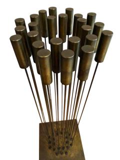 Val Bertoia Mid Century Modern Floor Sound Sculpture by Val Bertoia in Copper Brass - 4317366