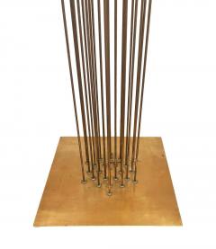 Val Bertoia Tall Mid Century Modern Floor Sound Sculpture by Val Bertoia in Copper Brass - 2233926