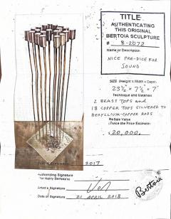 Val Bertoia Val Bertoia 20 Rod Sonambient Sound Sculpture 2017 - 1167552