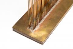 Val Bertoia Val Bertoia Sound of V Sonambient Sculpture Silicon Bronze Rods in Brass Base - 2716213