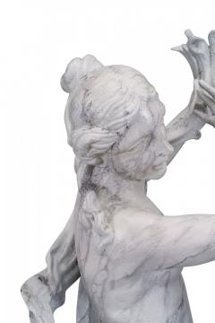 Val dOsne Pair of Outdoor Iron Female Figure Statuaries - 4197999