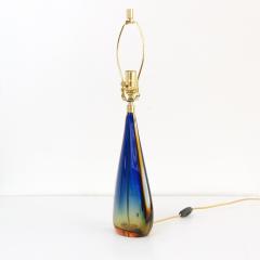 Valentino VALENTINO MURANO SOMMERSO GLASS MID CENTURY TABLE LAMP - 1588781