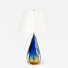 Valentino VALENTINO MURANO SOMMERSO GLASS MID CENTURY TABLE LAMP - 1589951