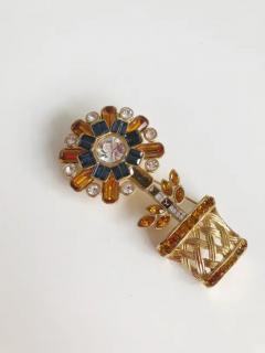 Valentino Valentino Vintage Brooch w Flower - 3626014