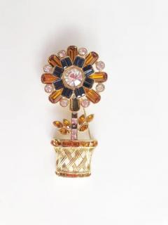 Valentino Valentino Vintage Brooch w Flower - 3626017