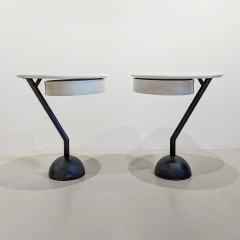Valerio Mazzei PAIR OF MEMPHIS SIDE TABLES Valerio Mazzei 1983 - 3665034