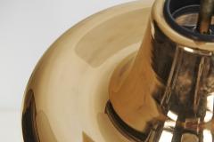 Valto Kokko Valto Kokko Gold Plated Pendant Lamp for I Valo Finland 1970s - 3386126