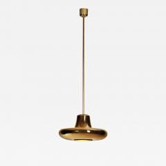 Valto Kokko Valto Kokko Gold Plated Pendant Lamp for I Valo Finland 1970s - 3388694