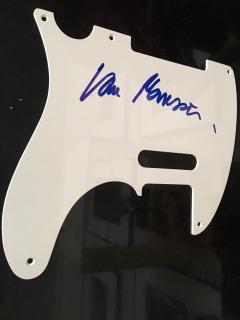 Van Morrison Telecaster Pickguard Autographed by Van Morrison - 535599