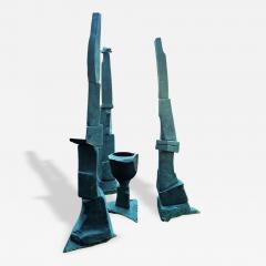 Vance Bell Vance Bell Falk Lake Site Marker 64 1986 Ceramic Sculpture - 4826236