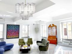 Variation of Tronchi Murano Glass Chandelier by Veneziani Arte - 4736517