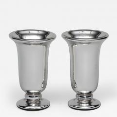 Varnish Co Pair of Mercury Glass Vases By Varnish - 261650