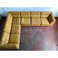 Vatne Mobler Vatne Mobler Vintage Leather Sectional Sofa - 1682427