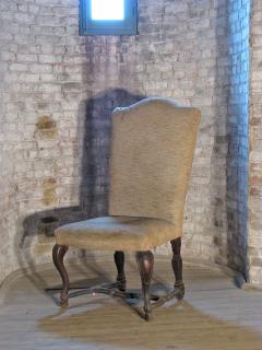 Venetian 18th Century large Rococo Walnut Side Chair - 906207