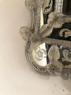 Venetian Antique Ornate Etched Decorative Mirror - 1366372