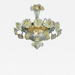 Venetian Floreal Gold Murano Glass Flush Mount - 4603141