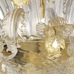Venetian Floreal Luxury Gold Muarno Glass Chandelier - 4602781