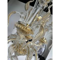 Venetian Gold Ca Rezzonico Murano Glass Chandelier - 4350347