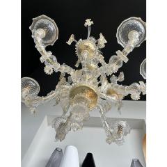 Venetian Gold Ca Rezzonico Murano Glass Chandelier - 4350354