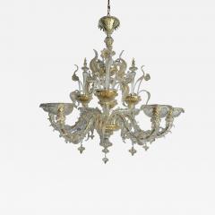 Venetian Gold Ca Rezzonico Murano Glass Chandelier - 4603164