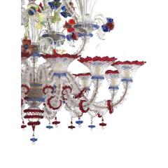 Venetian Imperial Floral C Rezzonico Murano Glass Chandelier - 4350007