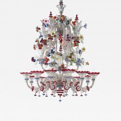 Venetian Imperial Floral C Rezzonico Murano Glass Chandelier - 4351980