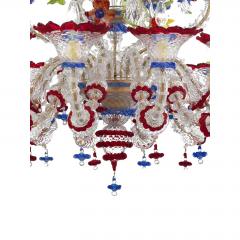 Venetian Imperial Floral C Rezzonico Murano Glass Chandelier - 4602635