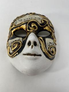 Venetian Laboratory Ceramic Decorative Music Mask Made in Venice - 2572328
