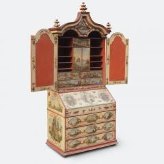 Venetian Lacca Povera Desk Secretary circa 1730 - 2233617