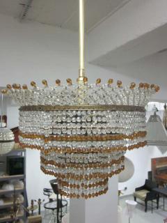 Venetian Mid Century Modern Beaded Glass Pendant or Chandelier 1930 - 1770826
