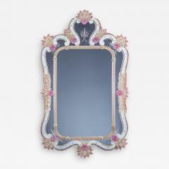 Venetian Mirror Hand Made by Barbini of Murano - 2095773