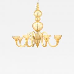 Venetian Murano Glass Gold Dusted Chandeliers - 740613