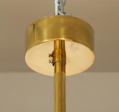 Venetian Murano Glass Round Chandelier in Light Smoked Glass and Brass Italy - 4713348