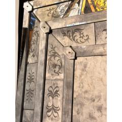 Venetian Mythological Hand Carving Baccus Figures in Antiqued Mirror - 4460551