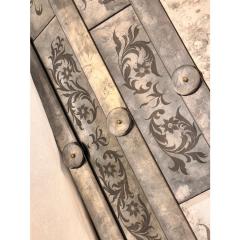 Venetian Mythological Hand Carving Baccus Figures in Antiqued Mirror - 4460553