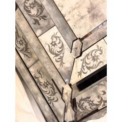 Venetian Mythological Hand Carving Baccus Figures in Antiqued Mirror - 4460559