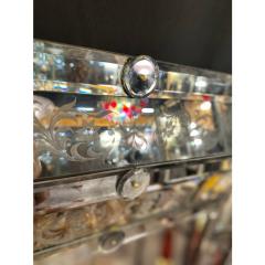 Venetian Mythological Hand Carving Baccus Figures in Antiqued Mirror - 4460566