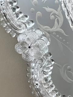 Venetian Reverse Etched Oval Mirror - 4133343
