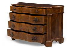 Venetian Serpentine Olivewood and Bronze Mounted 4 Drawer Commode Chest - 4169820