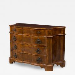 Venetian Serpentine Olivewood and Bronze Mounted 4 Drawer Commode Chest - 4186266