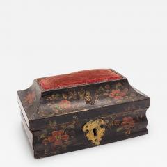 Venetian Sewing Box 18th Century with Old Paint - 2686001
