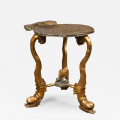 Venetian Silver gilt And Carved Wood Grotto Table - 307513