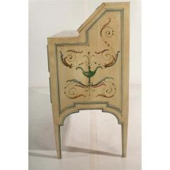 Venetian Style Italian Secretary Desk W Roman Scenic Decoration - 3378826