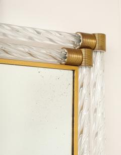 Venetian Style Mirror with Twisted Glass Rods - 4580848