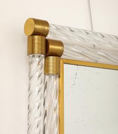 Venetian Style Mirror with Twisted Glass Rods - 4580849