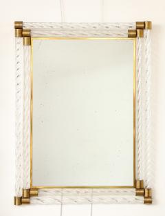 Venetian Style Mirror with Twisted Glass Rods - 4583690
