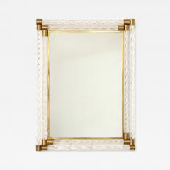 Venetian Style Mirror with Twisted Glass Rods - 4583697