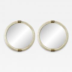 Venetian Torciglione Murano Glass Wall Mirrors With Gold Leaf Detailing - 4569901